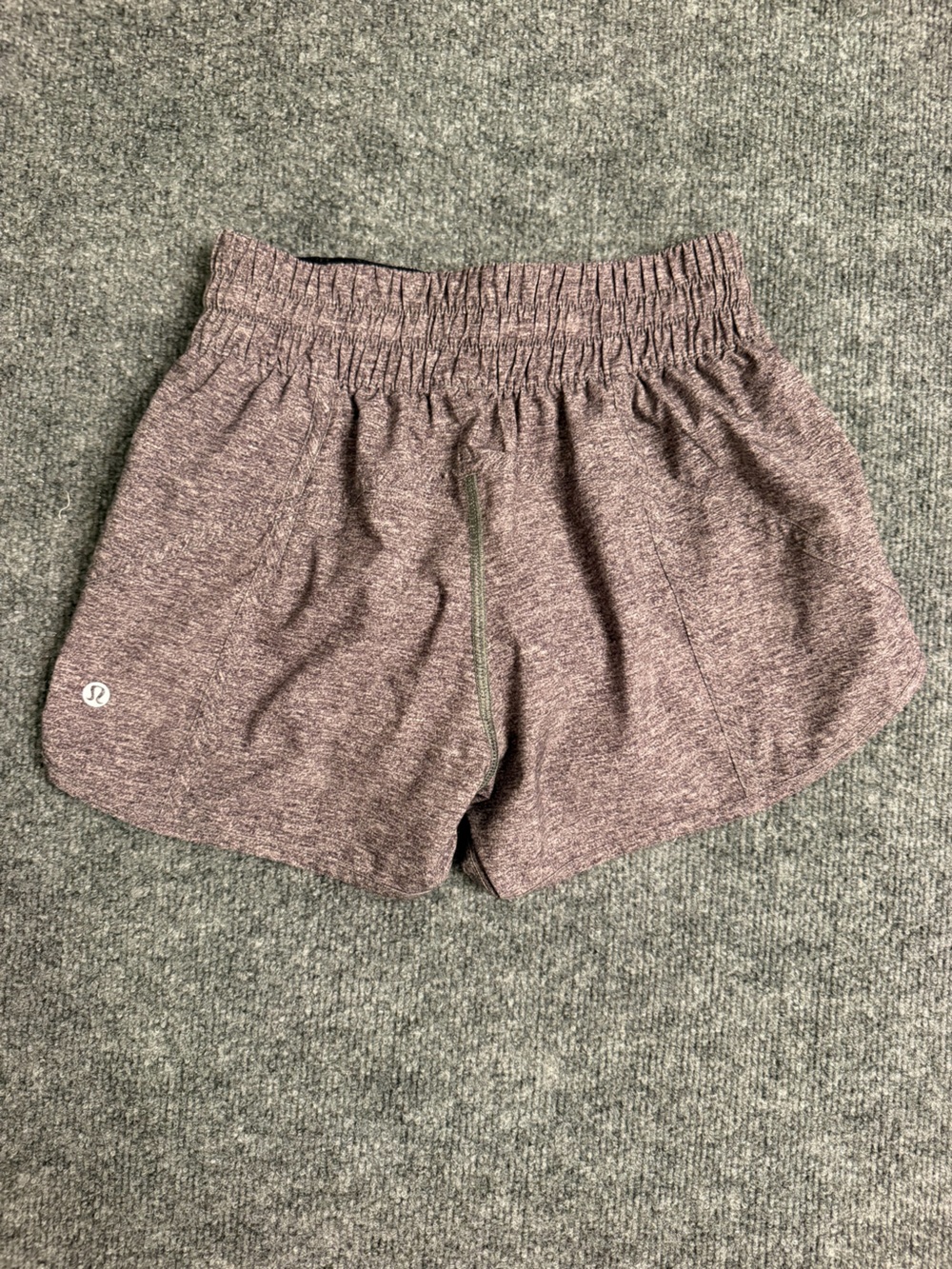lululemon athletica Women's Heathered Mauve Athletic Shorts